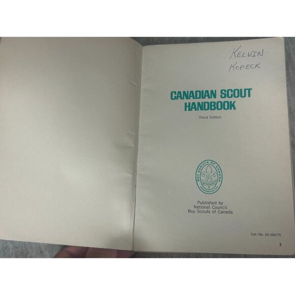 Canadian Scout Handbook Book Published by National Council Boy Scouts of Canada - Picture 3 of 9